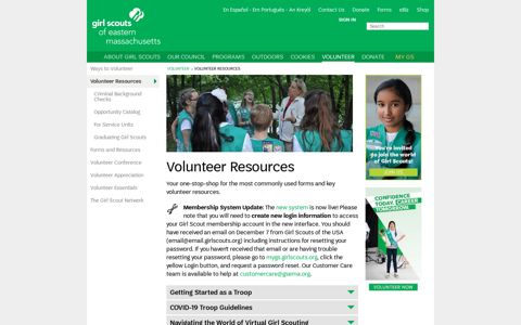 Volunteer Resources - Girl Scouts of Eastern Massachusetts ...