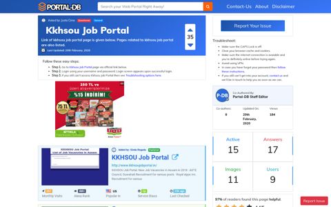 Kkhsou Job Portal