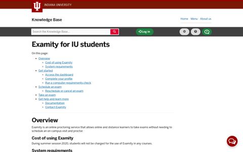 Examity for IU students - IU Knowledge Base - Indiana University