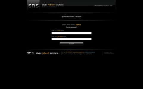 Studio Network Solutions - globalSAN Initiator registration