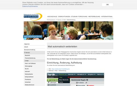 Mailweiterleitung - Pädagogische Hochschule Heidelberg
