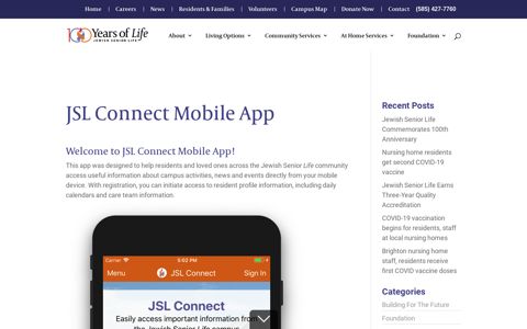 JSL Connect Mobile App – Jewish Senior Life