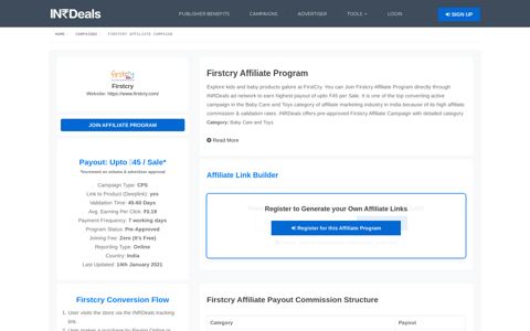 Firstcry Affiliate Program Offer [CPS] Highest Payout @ ₹45 ...
