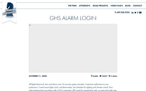ghs alarm login - maguire-eminentdomain.com