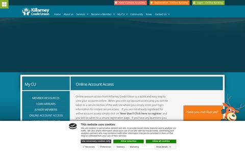 Online Account Access - Killarney Credit Union