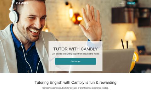 Become a Tutor- Cambly