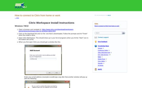 How to connect to Citrix from home or work – Customer ...