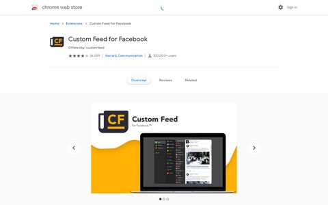 Custom Feed for Facebook
