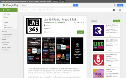 Live365 Radio - Music & Talk - Apps on Google Play