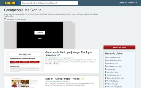 Greatpeople Me Sign In - Loginii.com
