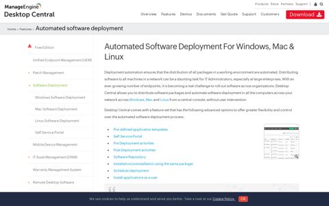 Automated Software Deployment | Enterprise Software ...