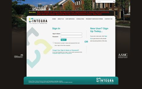 Sign In - Integra Management Corp