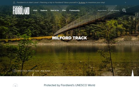 The Milford Track - Visit Fiordland - Destination Fiordland