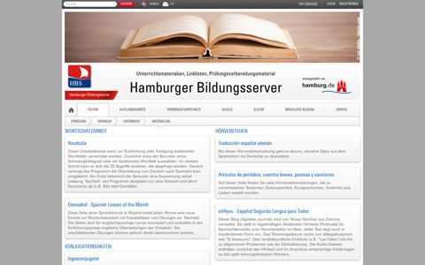 Materialien Spanisch Hamburg - Hamburger Bildungsserver