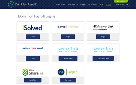 DP | Customer Portal | Login - Dominion Payroll