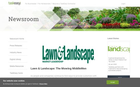 Lawn & Landscape: The Mowing MiddleMen - TaskEasy
