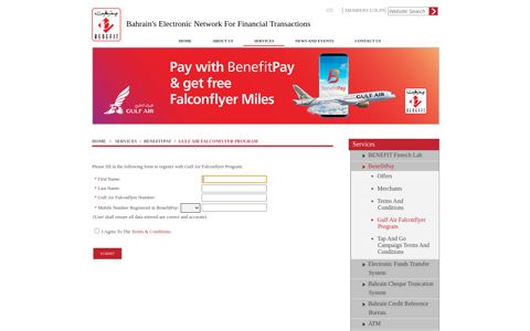 Gulf Air Falconflyer Program - BENEFIT