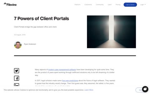 7 Powers of Client Portals - Filevine