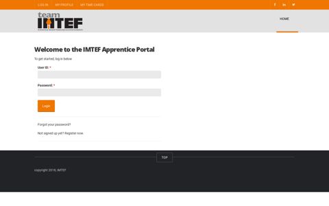 IMTEF Apprentice Portal