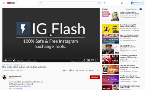 How to login Igflash updated trick | Abdullah Mehmood ...