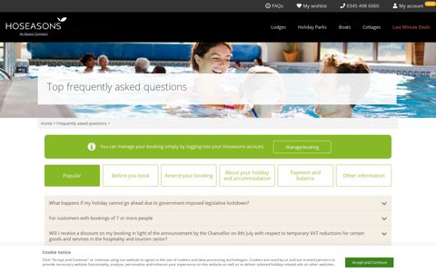 Frequently asked questions: YOUR QUESTIONS ... - Hoseasons