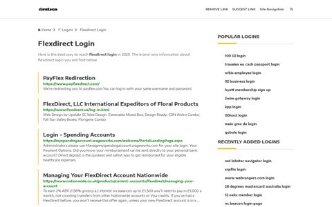 Flexdirect Login ❤️ One Click Access - iLoveLogin