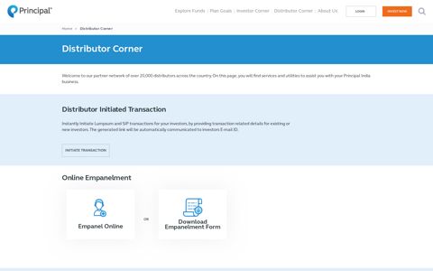 Distributor Corner | Principal Mutual Fund