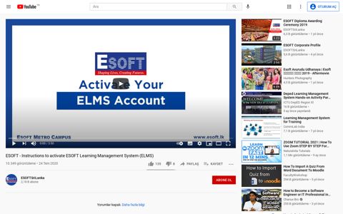 ESOFT - Instructions to activate ESOFT Learning Management ...