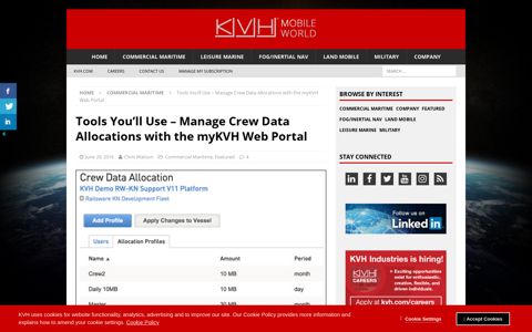 Tools You'll Use – Manage Crew Data Allocations with the ...