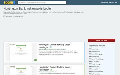 Huntington Bank Indianapolis Login - Loginii.com