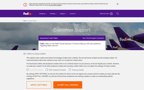 Customer Support | FedEx Germany