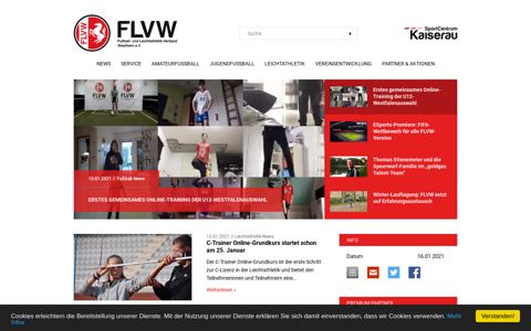 Fußball- und Leichtathletik-Verband Westfalen (FLVW): Home