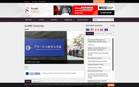 GLOBIS University - Access MBA