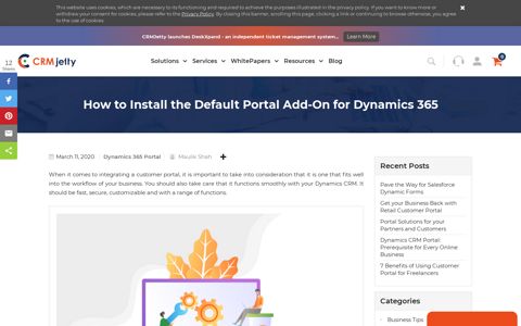 How to Install the Default Portal Add-On for Dynamics 365
