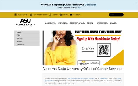 Alabama State University Office of Career Services | Alabama ...