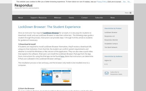 LockDown Browser: The Student Experience - Respondus