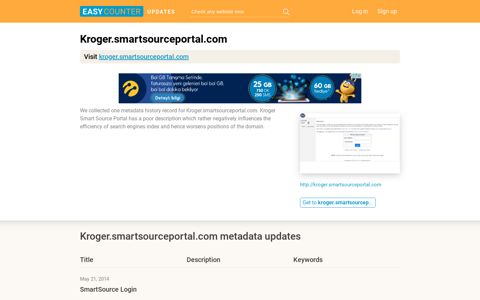 Kroger Smart Source Portal (Kroger.smartsourceportal.com ...