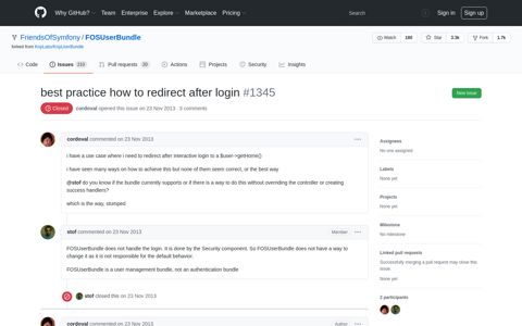 best practice how to redirect after login · Issue #1345 ... - GitHub