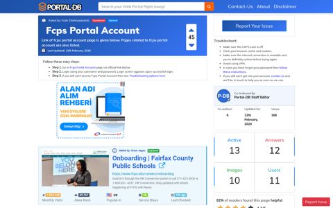 Fcps Portal Account - Portal Homepage