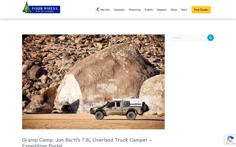 Gramp Camp: Jon Burtt's 7.3L Overland Truck Camper ...