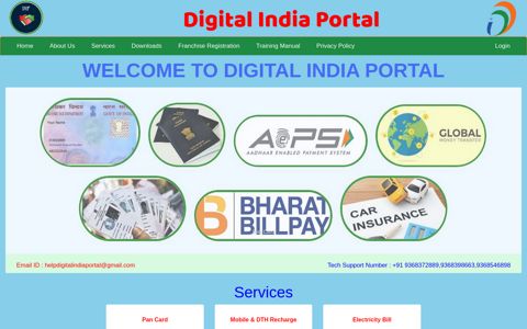Digital India Portal | NSDL PAN CARD | UTI PAN CARD ...