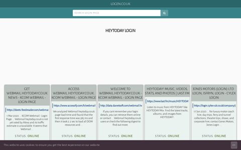 heytoday login - General Information about Login - logen