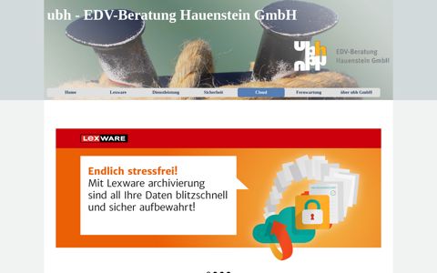 Lexware archivierung - ubh - EDV-Beratung Hauenstein GmbH