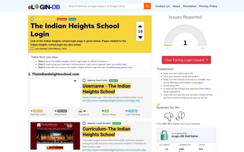 The Indian Heights School Login