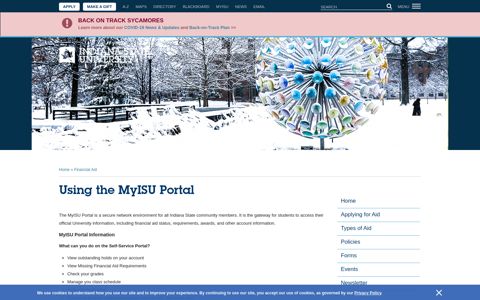 Using the MyISU Portal | Indiana State University