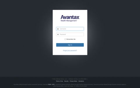 Avantax - Wealth Management System
