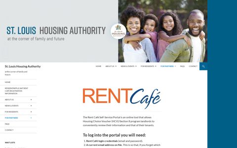 Owner/Agent Self-Service Portal ... - St. Louis Housing Authority