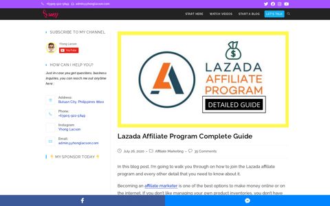 Lazada Affiliate Program Detailed Guide [Updated]