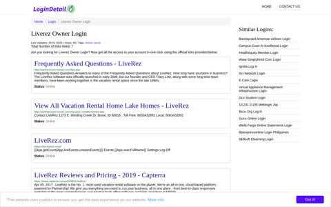 Liverez Owner Login Frequently Asked Questions - LiveRez ...