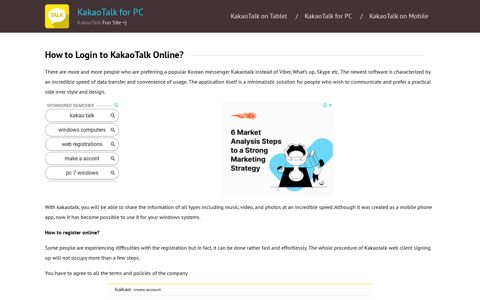 How to Login to KakaoTalk Online? - Download KakaoTalk